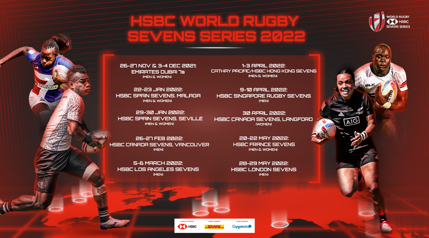 HSBC World Rugby Sevens Series 2022 schedule unveiled — Rugby Canada