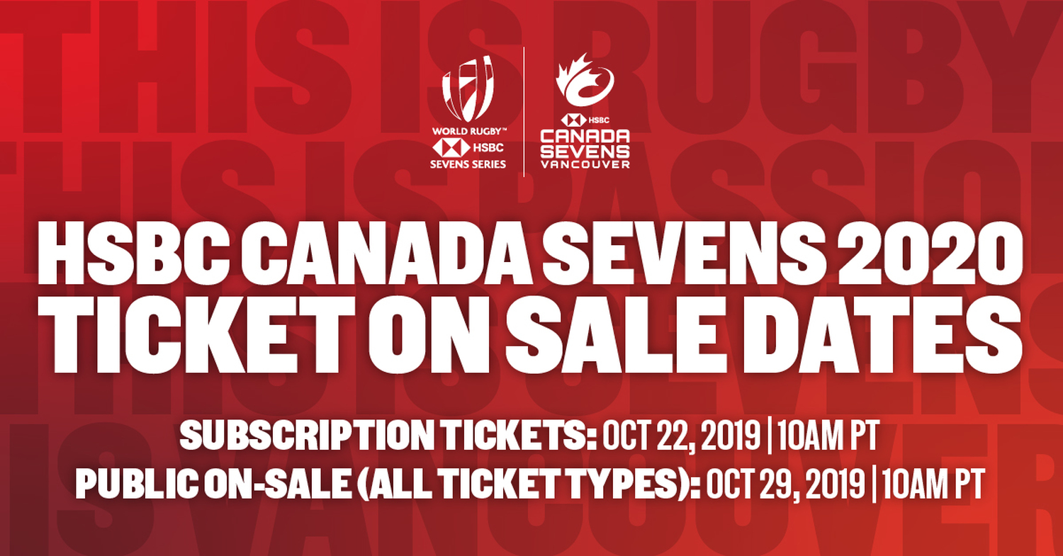 2020 HSBC Canada Sevens announce ticket onsale dates and prices